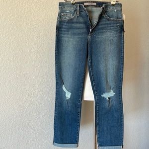 New Joe’s Boyfriend woman jeans Sz 28